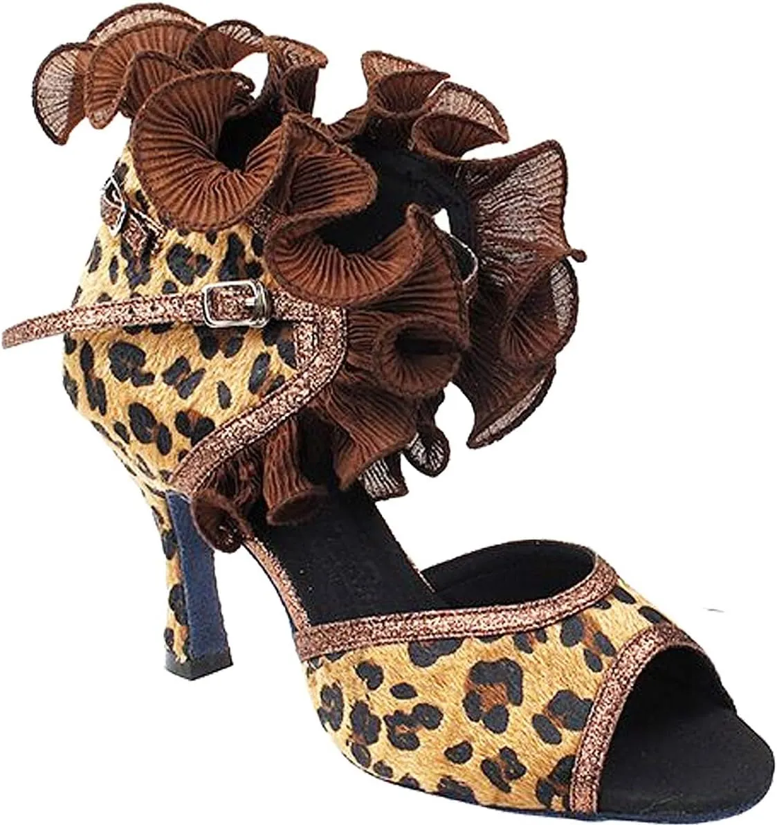 Very Fine Women's Ballroom Dance Shoes Tango Wedding Salsa Shoes Sera7013EB Comfortable Dance Shoes 2.5"[Bundle of 5]