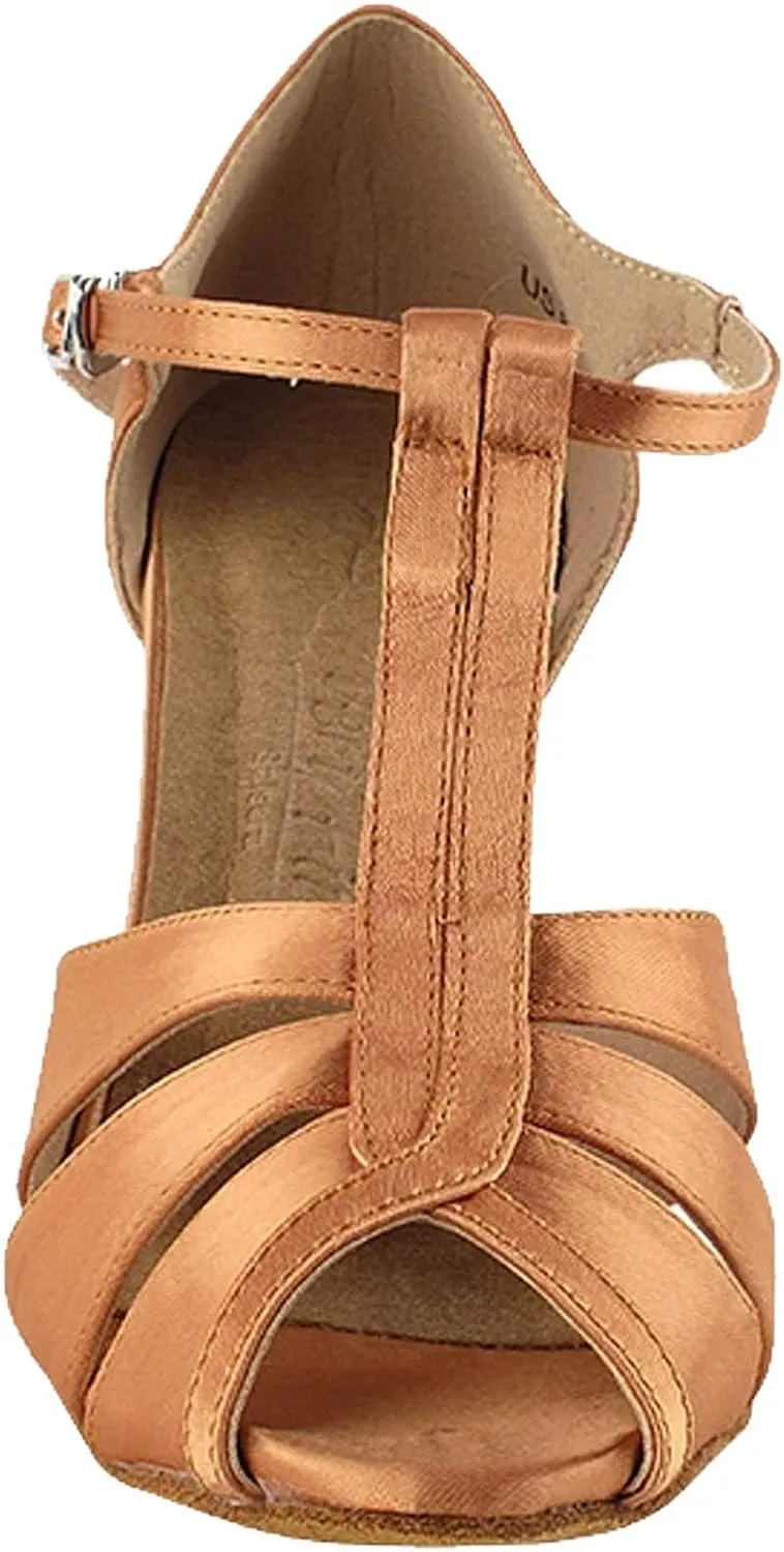 Very Fine Women's Ballroom Dance Shoes Tango Wedding Salsa Shoes Sera7037EB Comfortable Dance Shoes 3" [Bundle of 5]
