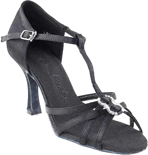 Very Fine Women's Black Ballroom Tango Wedding Party Salsa Dance Shoe Sera Dance Shoes (Bundle of 4)- Various Styles