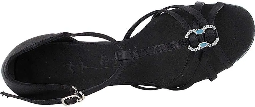 Very Fine Women's Black Ballroom Tango Wedding Party Salsa Dance Shoe Sera Dance Shoes (Bundle of 4)- Various Styles