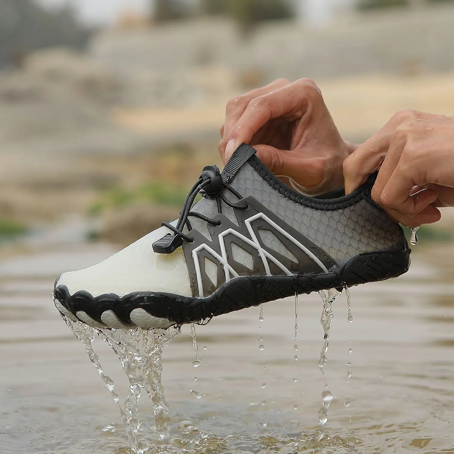 Water Shoes for Men Women Beach Barefoot Waterproof Trail Running Healthy Walking Athletic Running Footwear