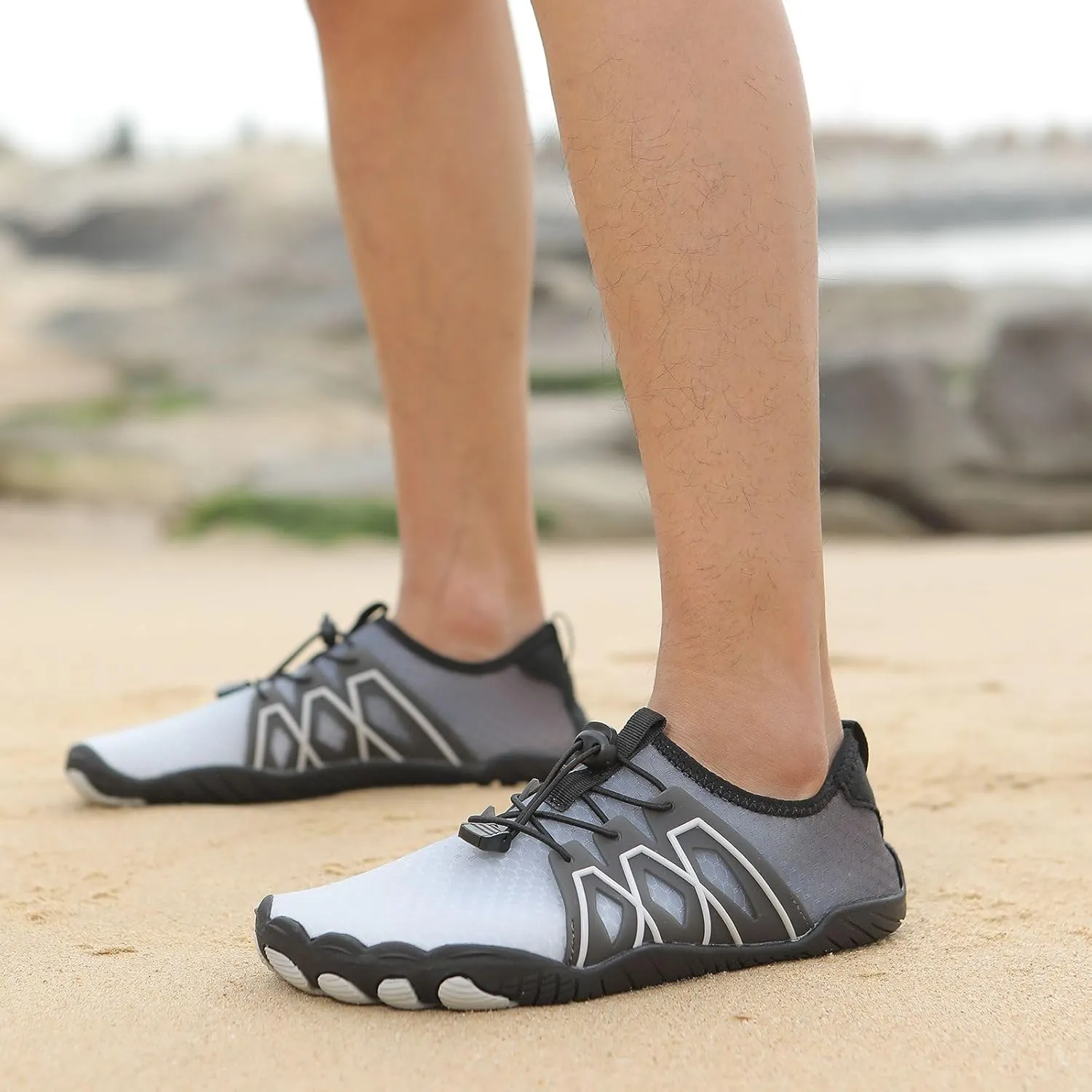Water Shoes for Men Women Beach Barefoot Waterproof Trail Running Healthy Walking Athletic Running Footwear
