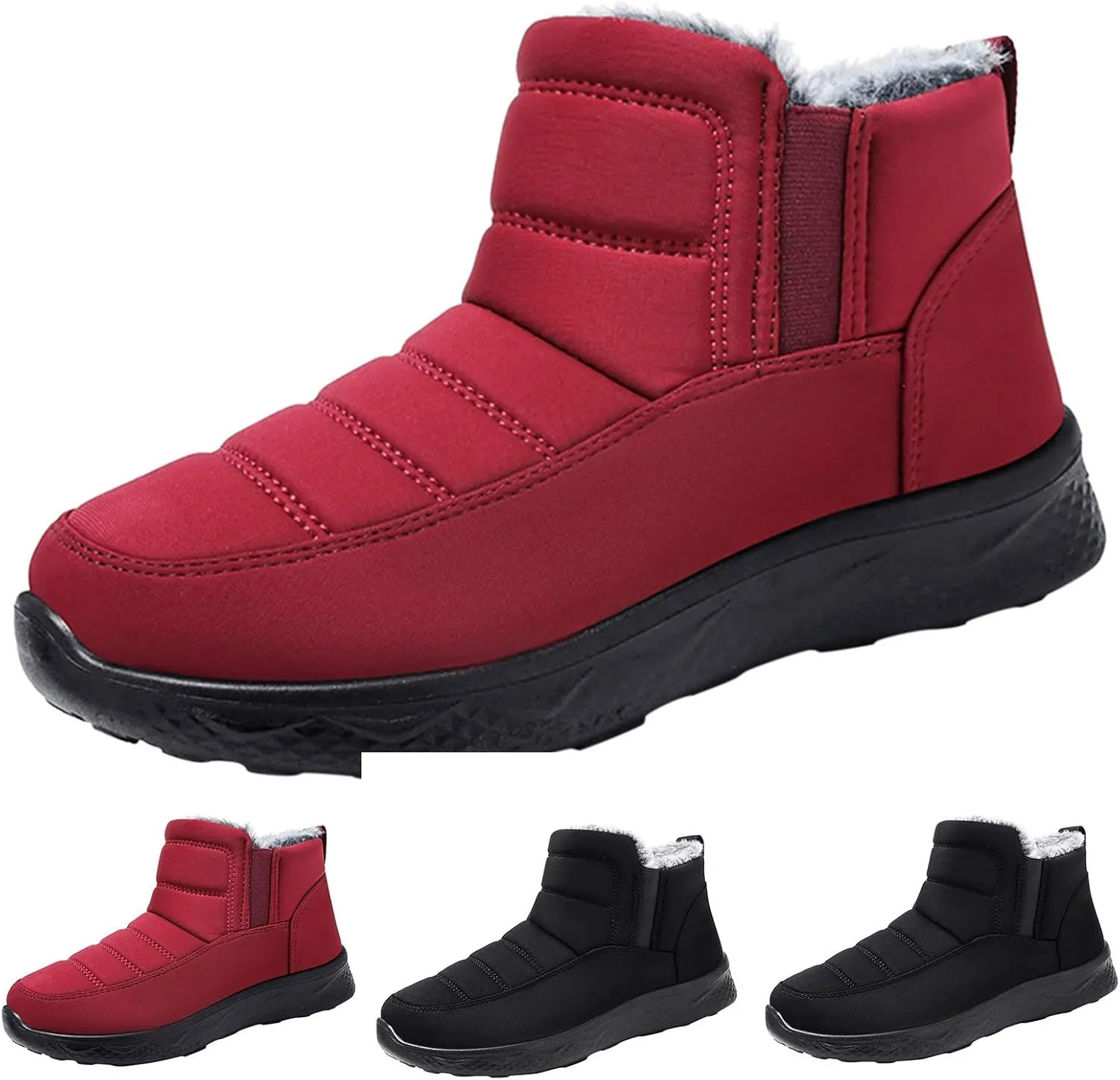 Winter Boots for Women Fashion Knee High Lightweight Snow Boots Women Snow Boots Womens Wide Winter Boots Womens Waterproof Wide Waterproof Winter Boots