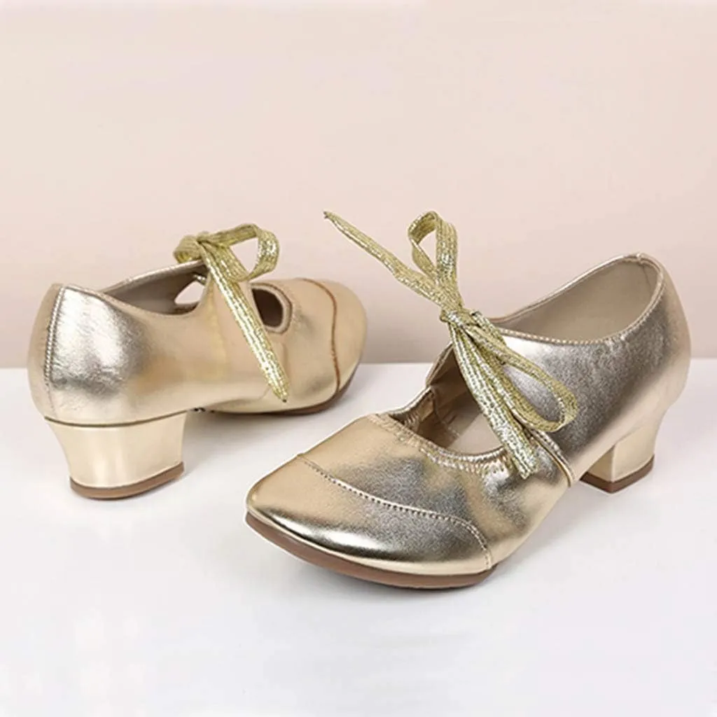 Women Ladies Dancing Prom Ballroom Latin Ballet Dance Singles Shoes Womens Platform Sandals Size 11, 5