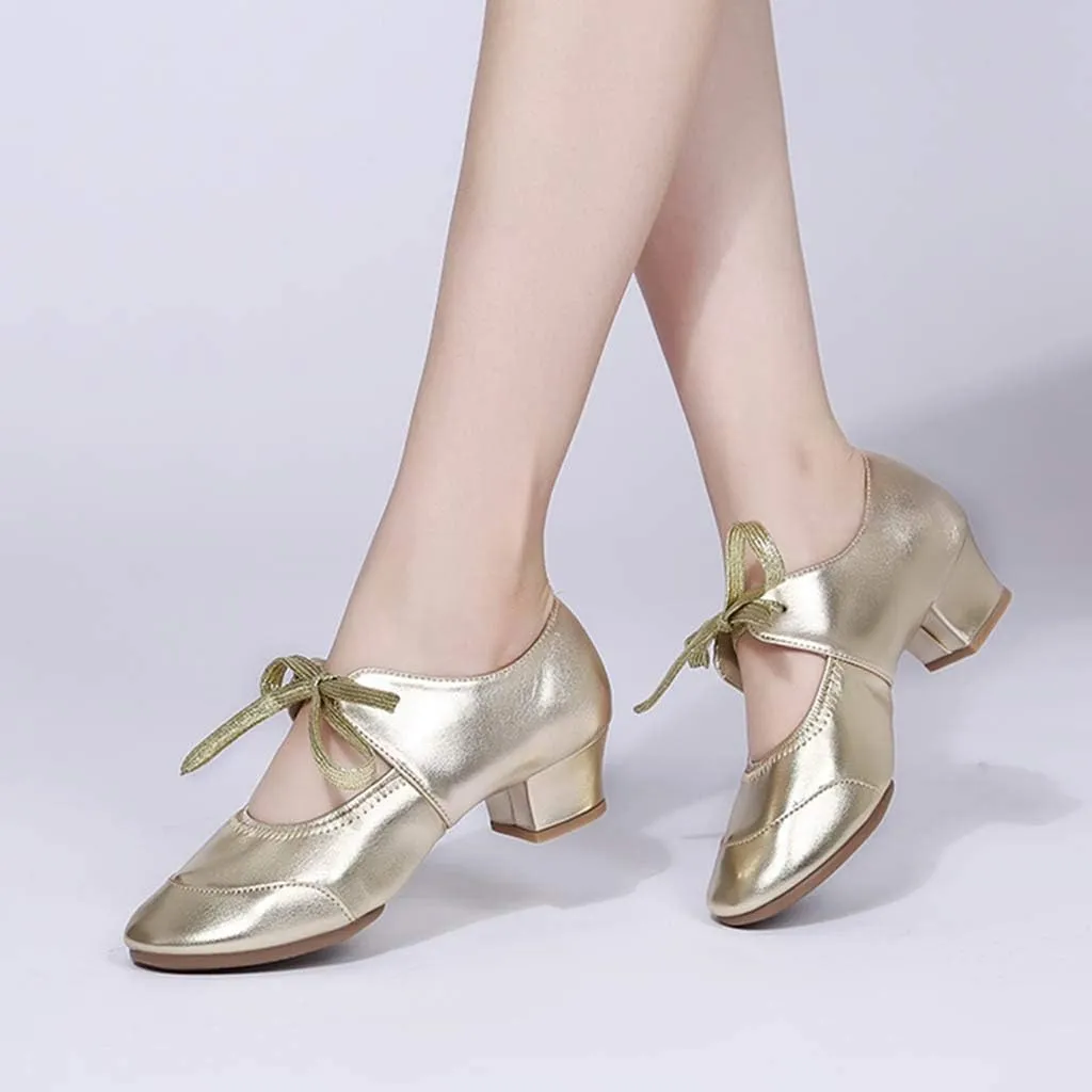 Women Ladies Dancing Prom Ballroom Latin Ballet Dance Singles Shoes Womens Platform Sandals Size 11, 5