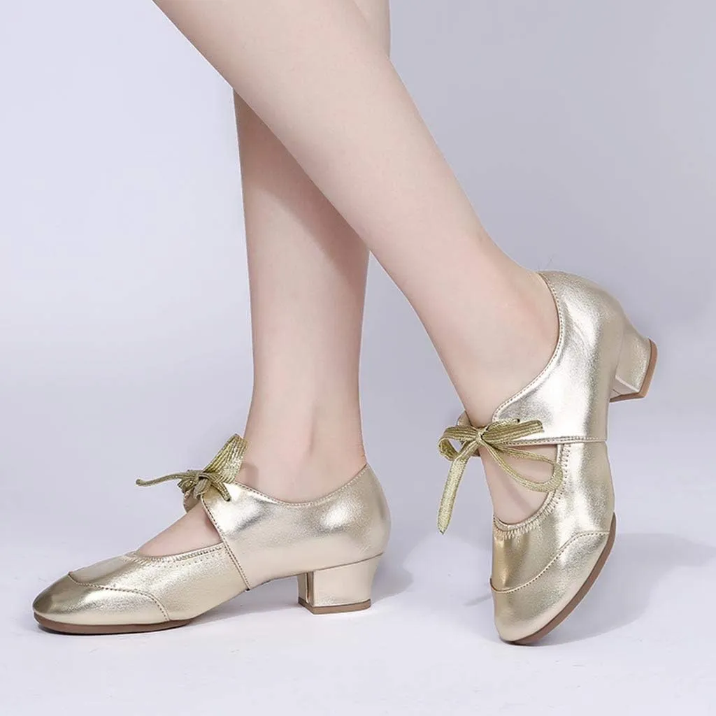 Women Ladies Dancing Prom Ballroom Latin Ballet Dance Singles Shoes Womens Platform Sandals Size 11, 5