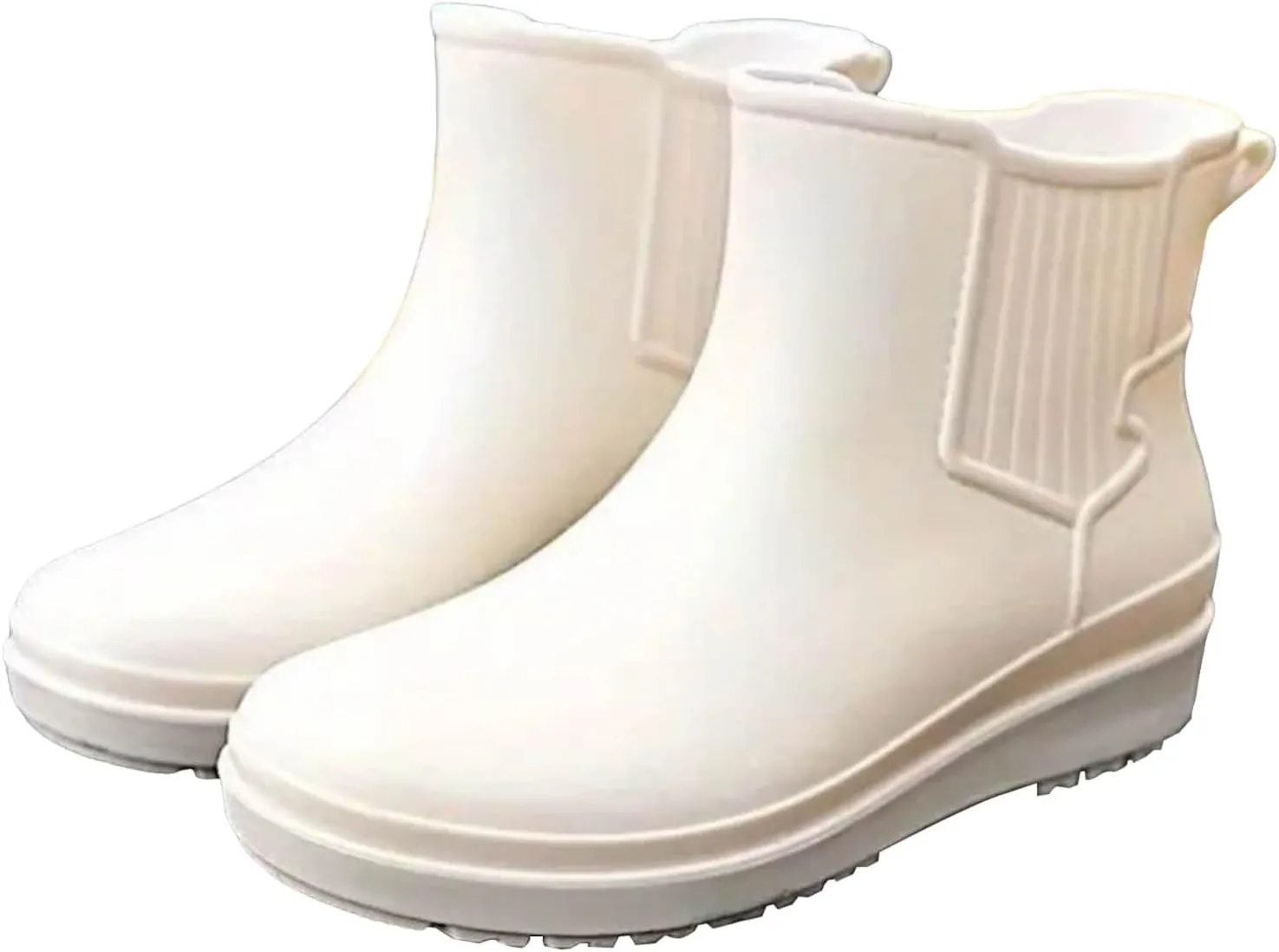 Womens Ankle Rain Boots Ladies Winter Spring Garden Fashionable Low Top and Rain Boots Muddy Boots Women