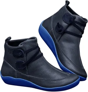 Womens Boots Ankle Black Dress Booties for Women Steel Toed Boots for Women Womens Hiking Boot Cute Cozy Non Slip Pointed Toe Stacked Mid Heel