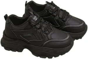 Womens Chunky Sneakers Walking Athletic Casual Shoes Lace-up Air Mesh Tennis Shoes Treny Dad Sneakers