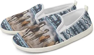 Women's Horse Driving Shoes Work Flats Loafers Mesh Tennis Shoes Walking Office Business Loafer