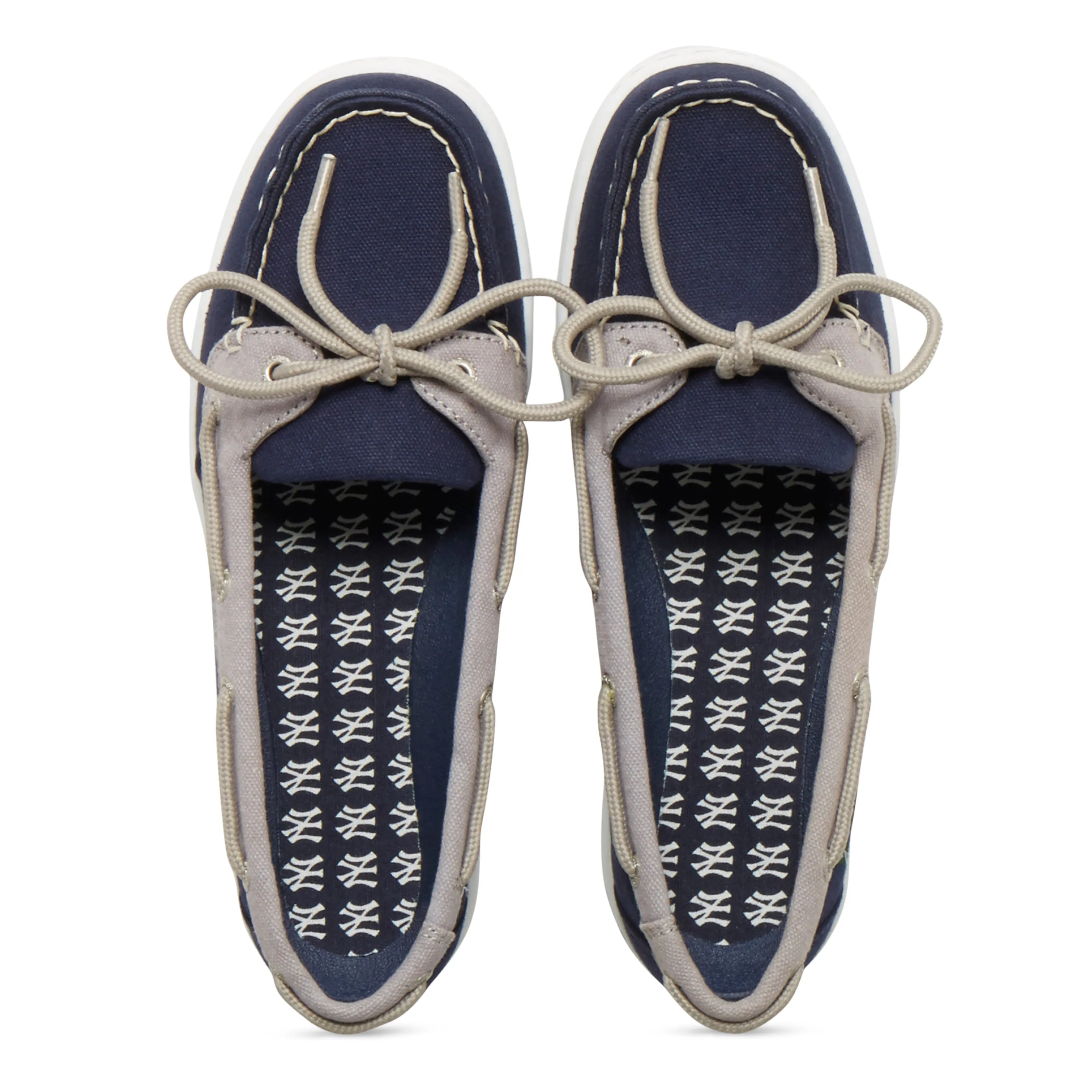 Women's Sunset MLB New York Yankees Canvas Boat Shoe