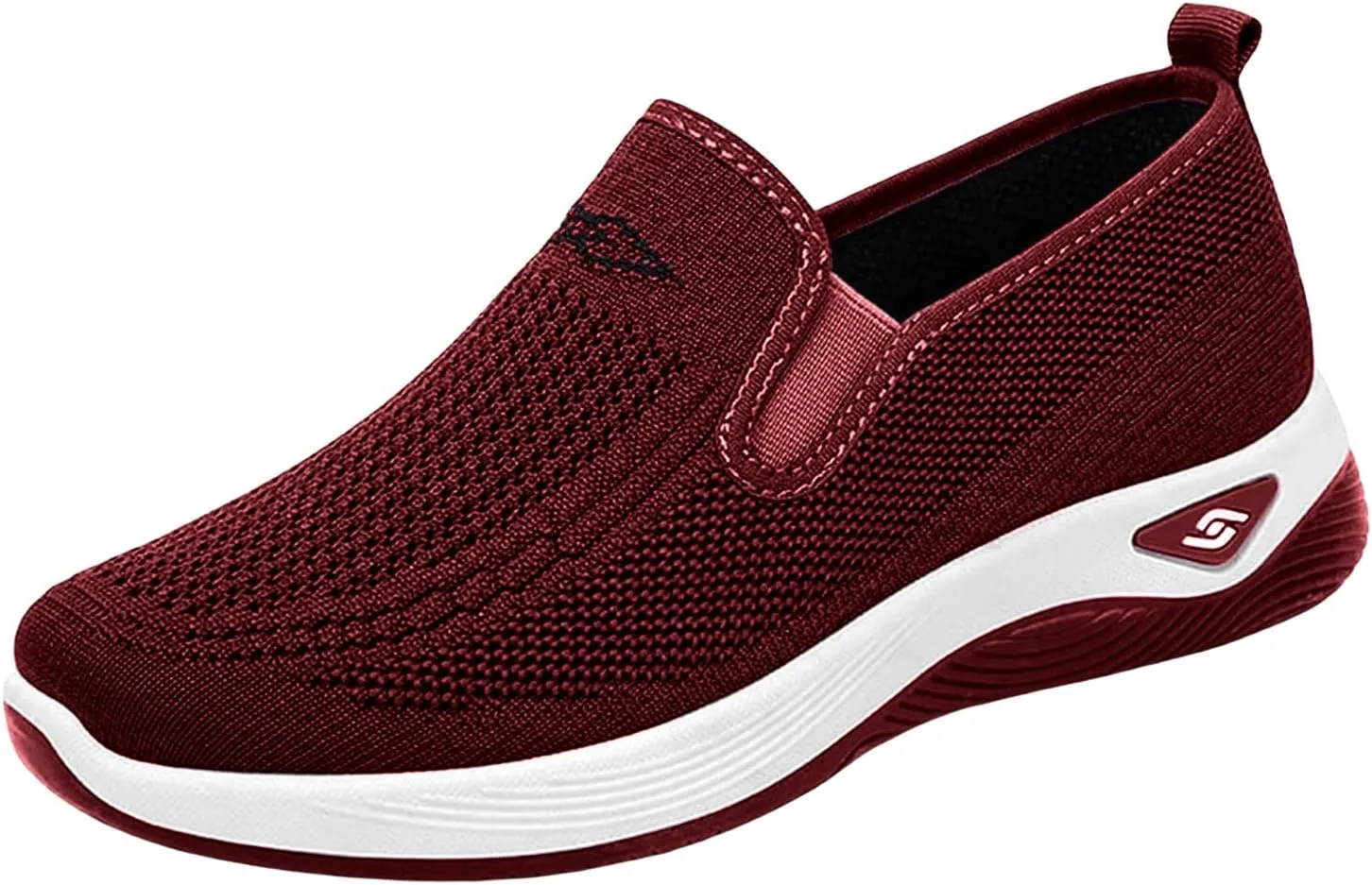 Women's Walking Shoes Slip On Comfort Orthopedic Breathable Go Walking Mesh Athletic Running Sneakers Shoes