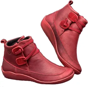 Work Boots for Women Ankle Leather Booties for Women 2024 Booties for Women Comfy Womens Bootie Round Toe Round Toe Low Heel Low Heel Comfortable Pointed Toe